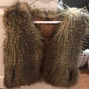 Fur vest from Express.